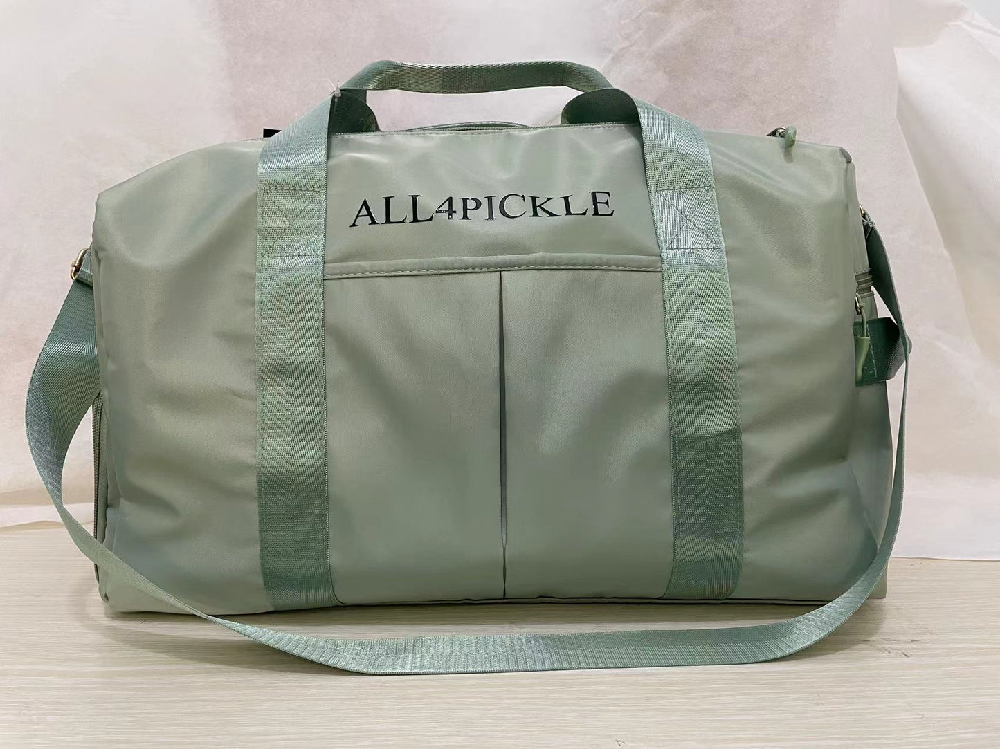 ALL4PICKLE Gym Bag Womens Mens with Shoes Compartment and Wet Pocket