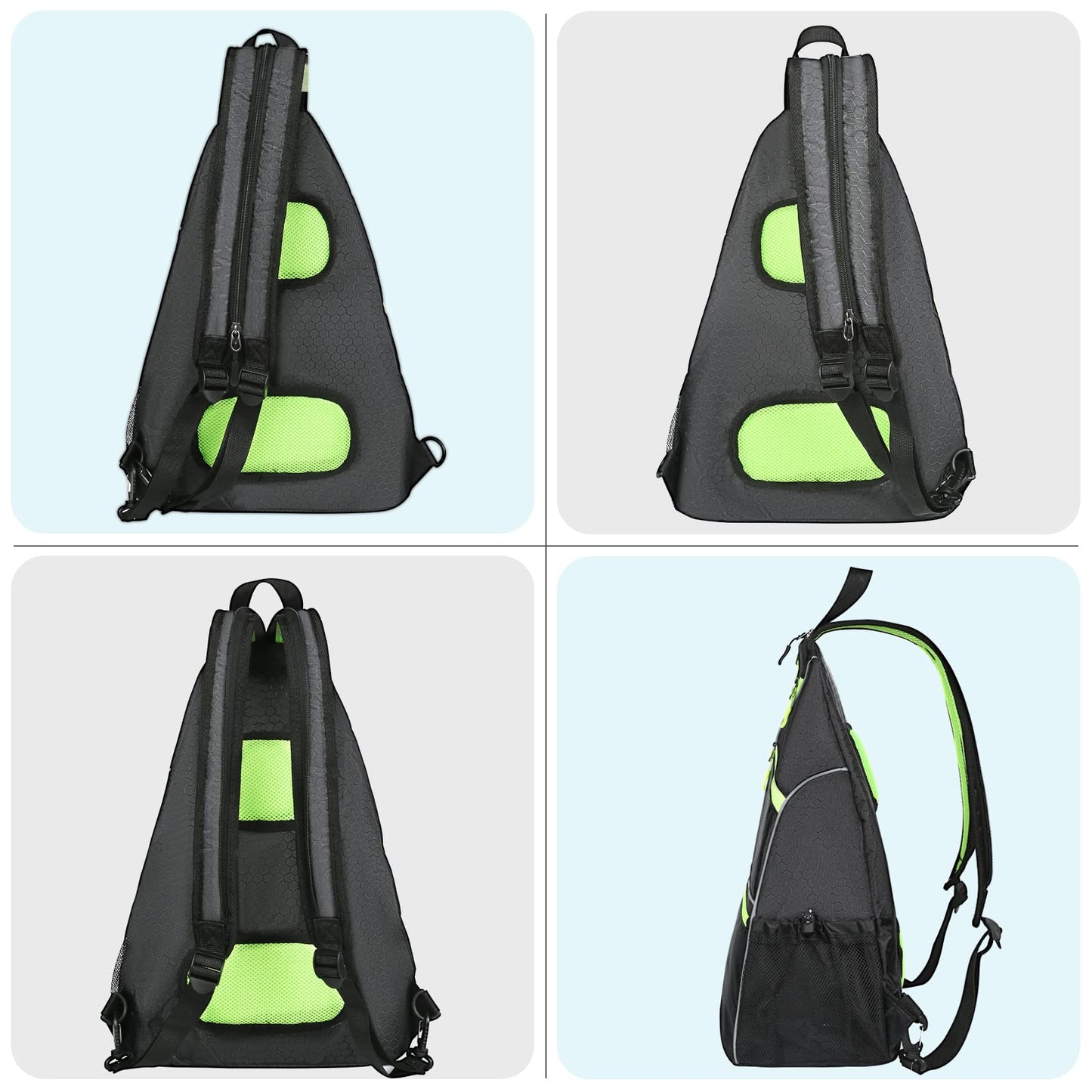 ALL4PICKLE Pickleball Bag Crossbody Sling Bag for Paddle