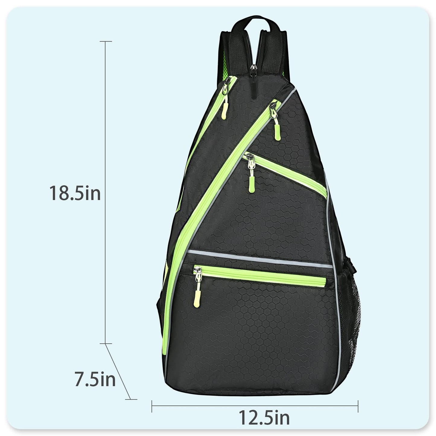 ALL4PICKLE Pickleball Bag Crossbody Sling Bag for Paddle